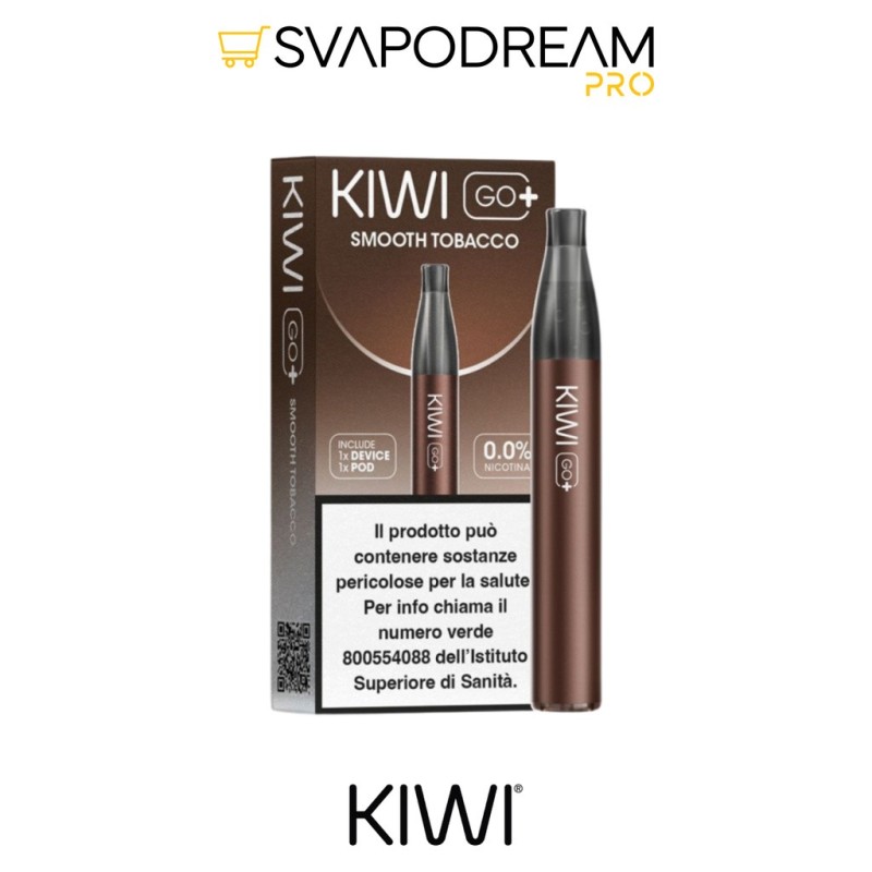 Kiwi Go Plus Smooth Tobacco Starter Kit | Svapodream PRO