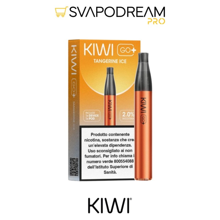 Kiwi Go Plus Tangerine Ice Starter Kit | Svapodream PRO