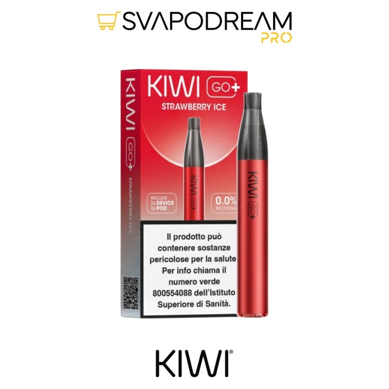 Kiwi GO Plus Strawberry Ice Starter Kit | Svapodream PRO