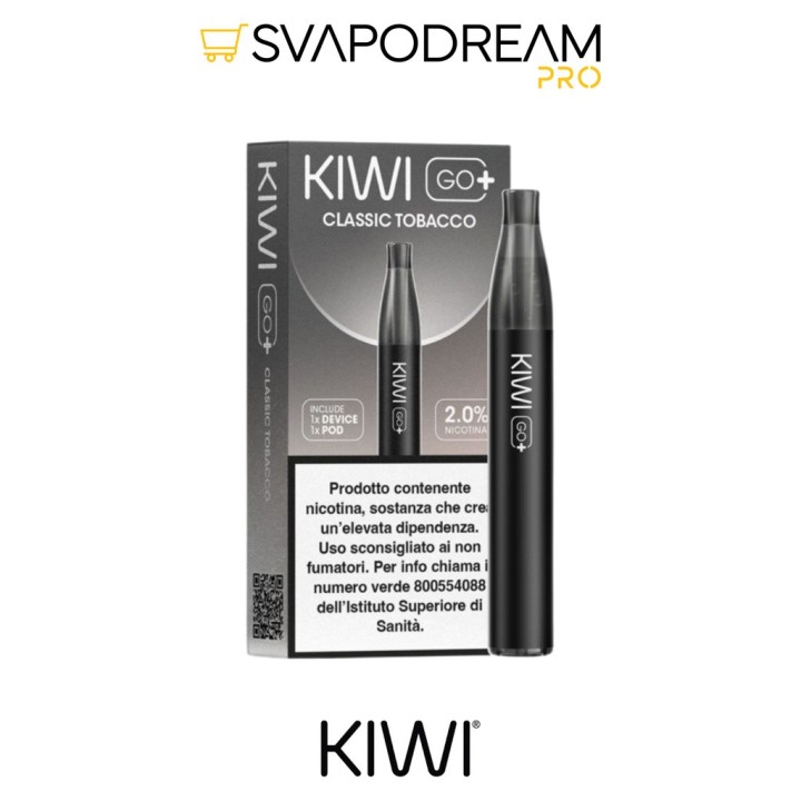 Kiwi Go Plus Classic Tobacco Starter Kit | Svapodream PRO