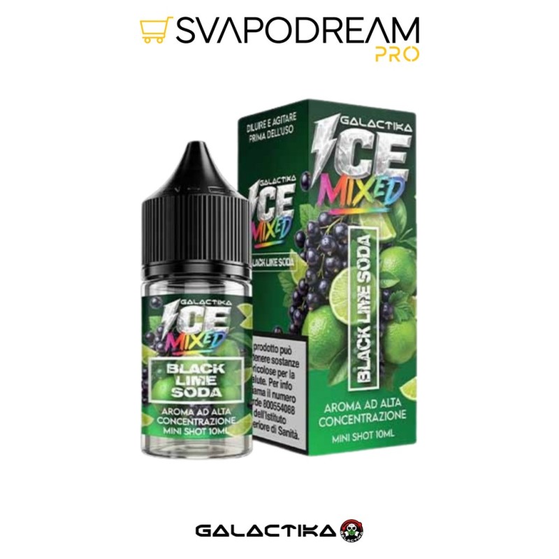Black Lime Soda Galactika Ice Mixed Aroma Shot