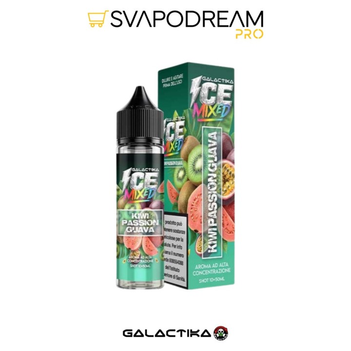 Galactika Ice Mixed Kiwi Passion Guava Aroma Shot